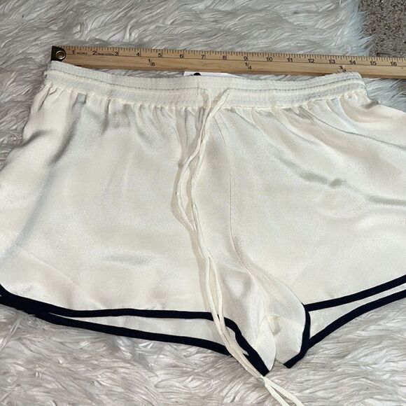 L Academie shorts Womens Sz small Silk Chiffon Elastic waist band Pull on New - Picture 10 of 12